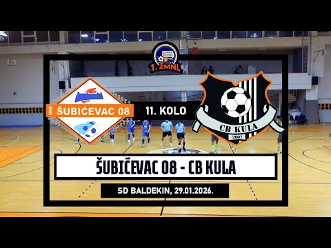 1. ŽMNL: ŠUBIĆEVAC 08 - CB KULA  3:2, 29.01.2026.