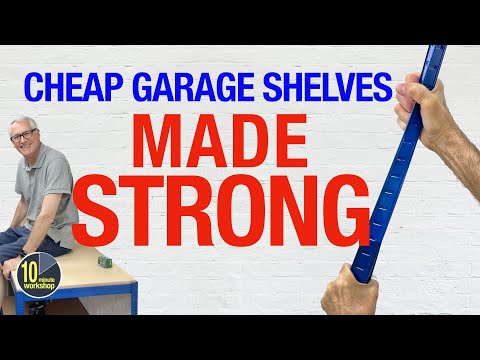 Cheap Garage Shelves Made Good! [video 616][AD]