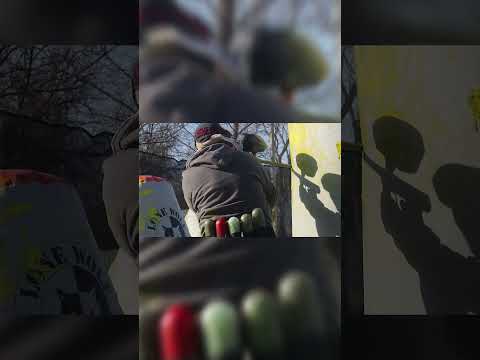 Got Shot Early! Enjoy Paintball.