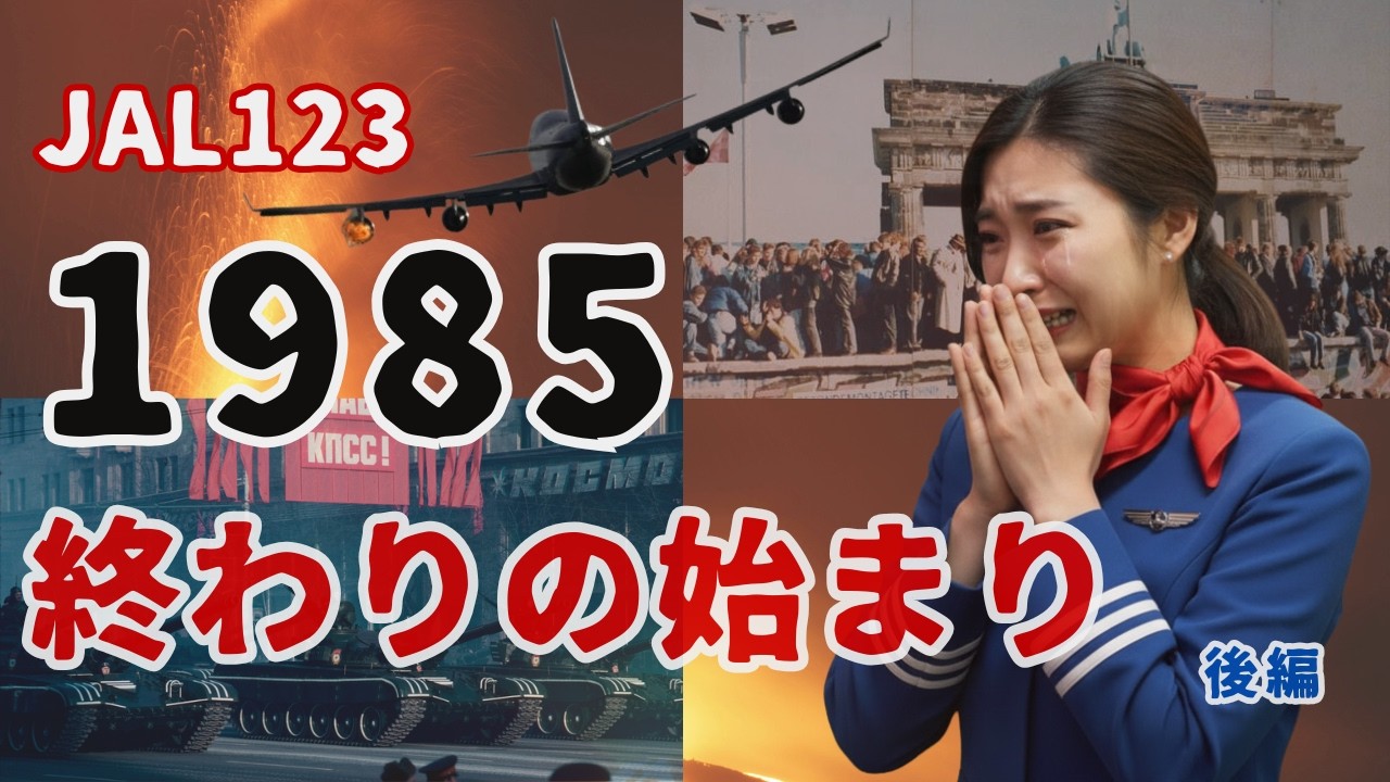 1985年世界は静かに崩れ始めていた｜元CA凛子｜日本航空123便御巣鷹山墜落事件【後編】
