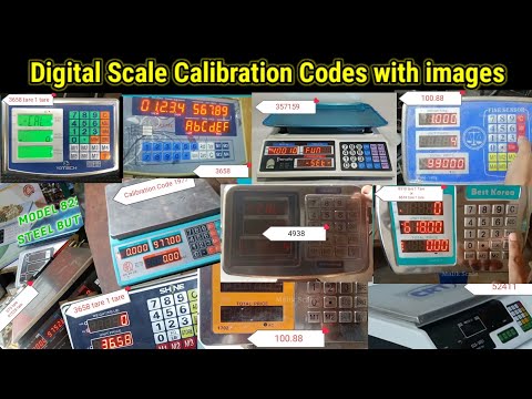 All Digital Scales Calibration Codes / Passwords@malikscale