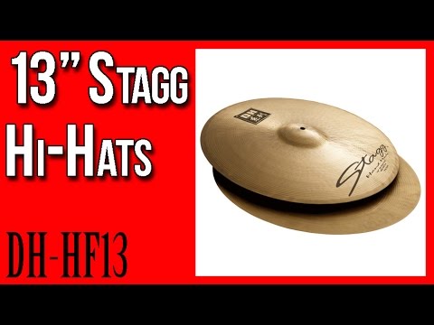 Stagg 13" Hi-hats - DH Series Cymbals - DF-HF13 Fat Hats - DEMO