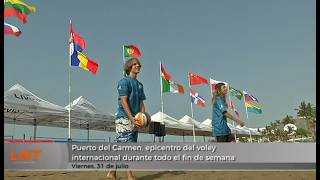 Puerto del Carmen, capital del v&oacute;ley playa internacional durante todo el fin de semana