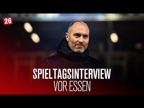 MATCHDAY INTERVIEW before Rot-Weiss Essen vs. SV Wehen Wiesbaden | 3rd League | Matchday 22