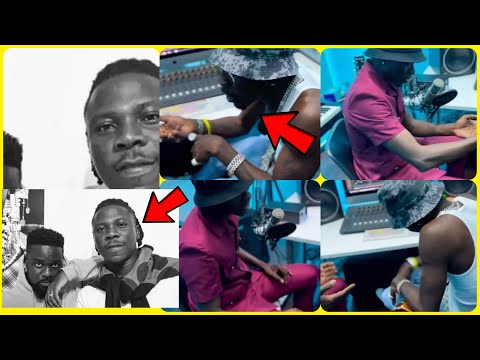 Shatta Wale Reaction when Micheal Blackson Describes Stonebwoy and Sarkodie in his Studio🙀