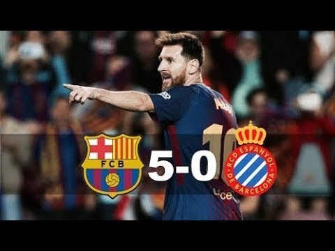 Barcelona 5-0 Espanyol - Goals & Highlights (9-9-17) La Liga HD