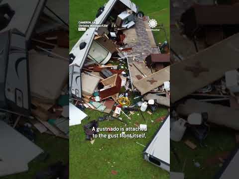 "Gustnado" Hits Louisiana Town Where 2 Hurricanes Hit