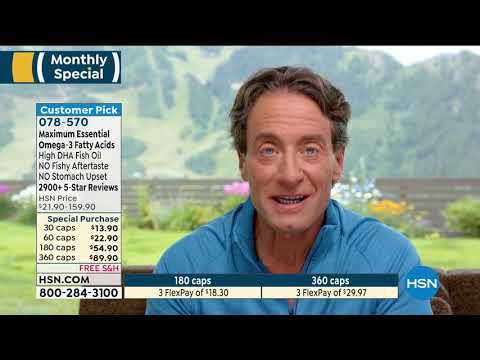 Maximum Essential Omega3  No Fishy Taste  Orange  30 Cap...