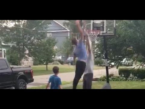 Celtics GM Danny Ainge Gets Dunked On By His Son!