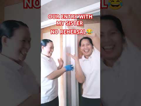 SISTER TANDEM , NO REHEARSAL OUR ENTRY HAHAHAHA #dance #dancechallenge #highlights #sister