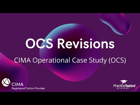CIMA Operational Case Study - OCS Revisions
