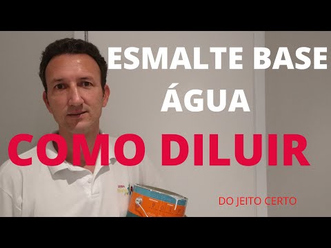 HOW TO DILUTE ??? WATER-BASED NAIL POLISH. LEARN HOW