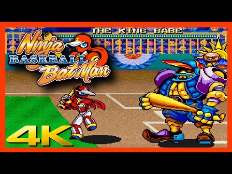 ⭐ NINJA BASEBALL BAT MAN | 4K/60ᶠᵖˢ | ARCADE | #ninja #beatemup #walkthrough