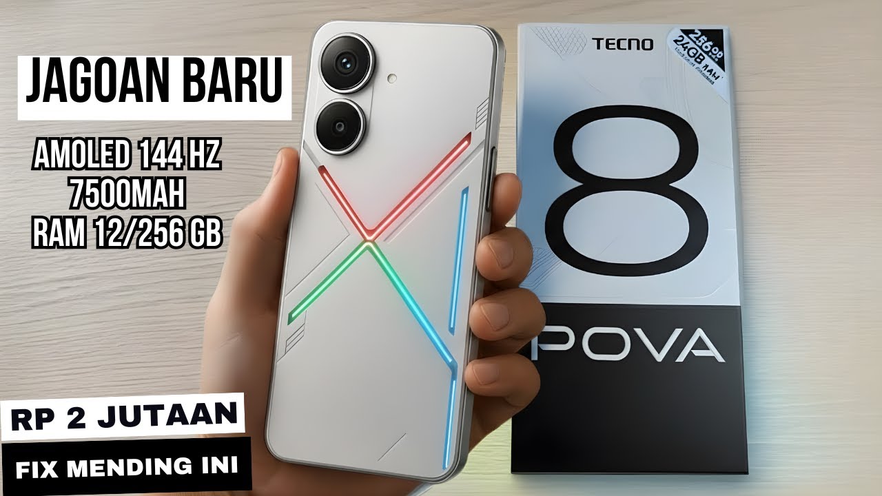 TANCAP GAS‼️TECNO POVA 8 KEMBALI MENGGILA BAWA SPEK ELIT HARGA TETAP IRIT