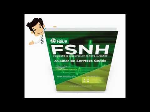 Apostila FSNH 2015 - Auxiliar de Serviços Gerais