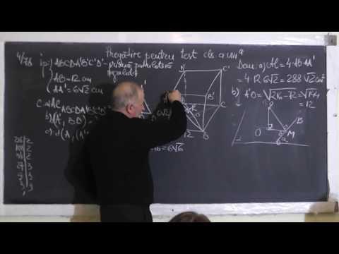 1/2 Lectia 1433 Prisma Cubul Distanta de la un punct la o dreapta Volumul piramidei - Clasa 8