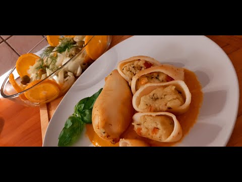 Calamari ripieni al forno