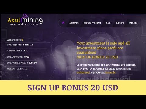 AxuliMining.com отзывы 2019, mmgp, обзор, Cryptocurrency Cloud Mining, get Free 20 USD
