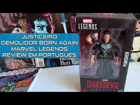 (PT-BR) JUSTICEIRO PUNISHER REVIEW MARVEL LEGENDS DEMOLIDOR RENASCIDO