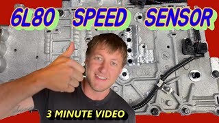 6L80 6L90 Transmission Chevrolet Silverado Speed Sensor location Input and Output Check It Out !!