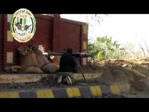 استهداف مقرات النظام في بناء الخدمات الفنية من قبل لواء القادسية وكتيبة أحباب الصحابة في دير الزور