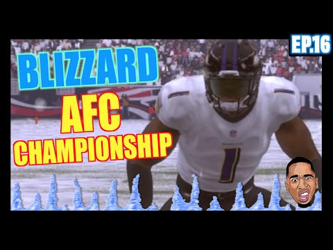 MADDEN 17 CAREER MODE GAMEPLAY: AFC CHAMPIONSHIP!! vs Tom Brady Ep.16