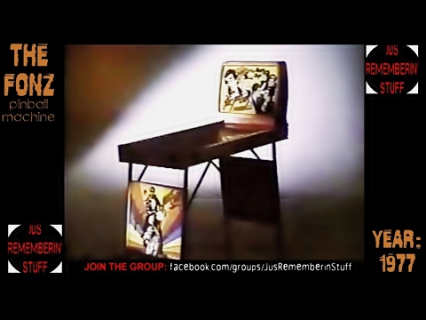 THE FONZ Pinball Game Commercial - 1977 [#JusRememberinStuff]