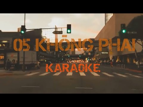 KARAOKE | 05 ( Không Phai ) - Tăng Duy Tân x T.R.I x Phong Max | Tone Nam - Beat Chuẩn Có Bè