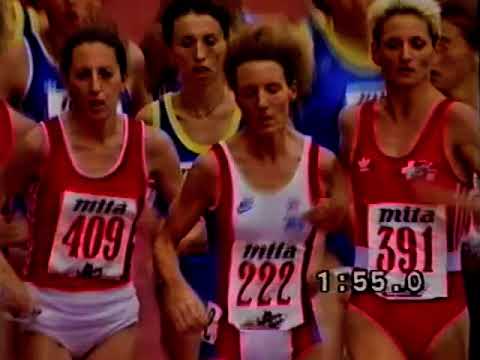Women's 1500m Final European Champs - Split 1990