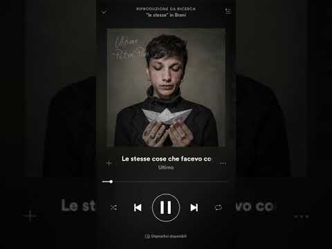 Le stesse cose che facevo con te -Ultimo