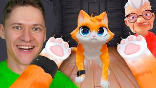 I'm Cat and I Prank Granny with Funny Tricks
