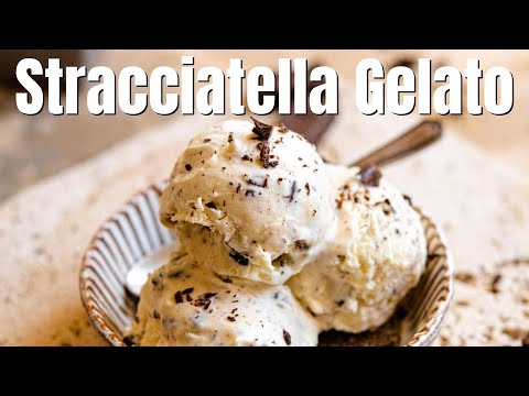 STRACCIATELLA GELATO (SEM CHURN)