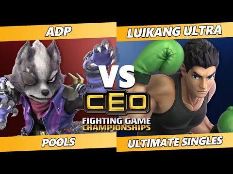 CEO 2021 - ADP (Wolf) Vs. Luikang_Ultra (Little Mac) SSBU Ultimate Tournament