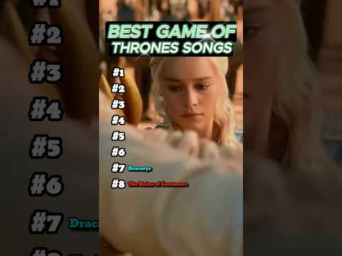 Best Game of Thrones songs #GameOfThrones #GameOfThronesFan