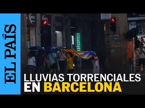 El cuerpo sin vida de un hombre es localizado tras fuertes lluvias en Barcelona | EL PAÍS