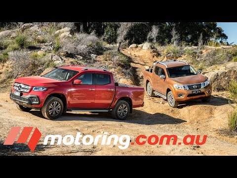 2018 Mercedes-Benz X-Class 250d Progressive v Nissan Navara ST-X Comparison | motoring.com.au