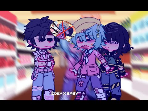 a short skit , kpdh go shopping zoey and baby pov!! || kpop demon hunters gacha