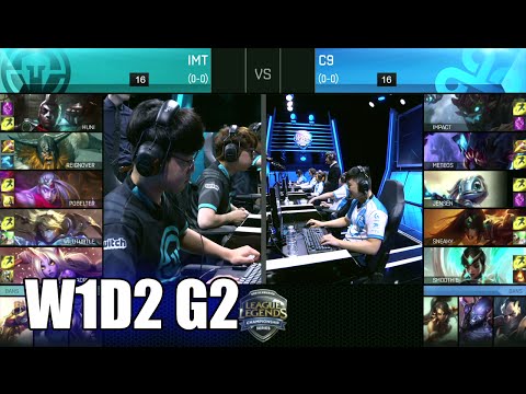 Cloud 9 vs Immortals | Game 2 S6 NA LCS Summer 2016 Week 1 Day 2 | C9 vs IMT G2 W1D2 1080p