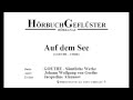 Auf dem See [J. W. von Goethe] 