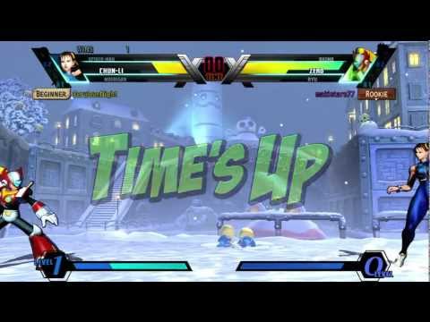Ultimate Marvel vs Capcom 3 (PS3) -- Non-Ranked Matches 67 - Typical Online Teams