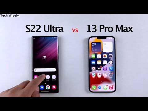SAMSUNG S22 Ultra vs 13 Pro Max | SPEED TEST