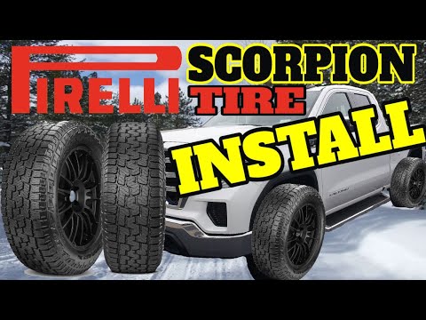 Truck Tire Install: MOUNT & BALANCE | Pirelli Scorpion All Terrain Plus Tires