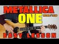 How to play One By Metallica on acoustic