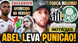 EXCLUSIVO! LEOZINHO OFERECIDO AO PALMEIRAS! ABEL PUNIDO PELA CONMEBOL! DECISÃO NA COPA DO BRASIL; E+