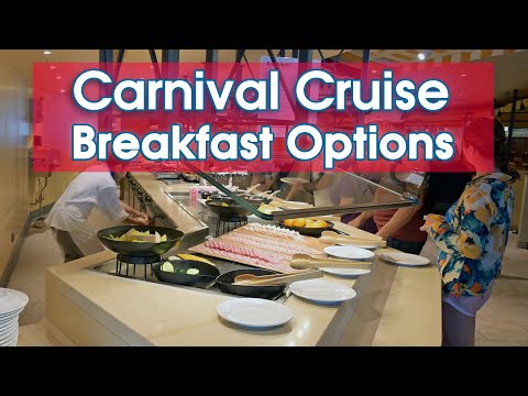 Carnival Cruise Breakfast Food Tour (Buffet, MDR & More)