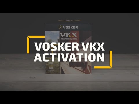 VOSKER VKX - How to ACTIVATE and INSTALL your new outdoor cellular security camera