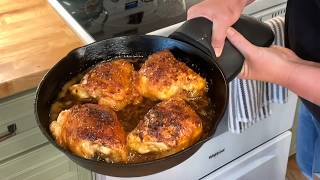 Honey Garlic Roast Chicken | Perfectly Crispy Every Time!