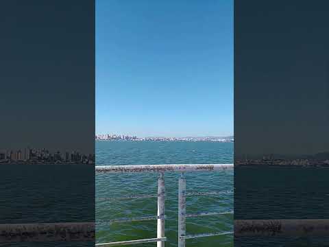 visão da cidade são José-sc, tão perto e o mar um imensidão!!  #fyp #cidade #brasil #lindo #xd