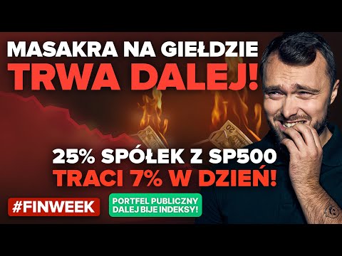 Panika na Wall Street dalej trwa. Rzeź pod powierzchnią indeksów - ponad 100 spółek spada po 7%!
