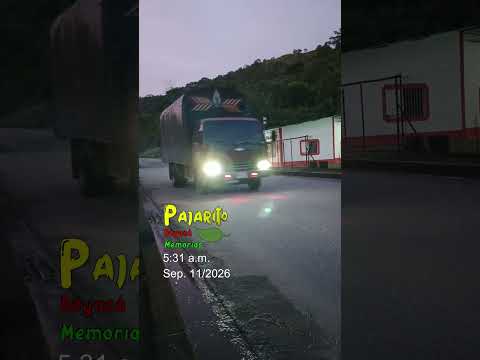 Tráfico por Pajarito Boyacá (Sep.11/2026) (5:31 a.m.)